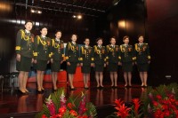 Женский хор «Военная звезда» выступает с песней «Рябинушка»