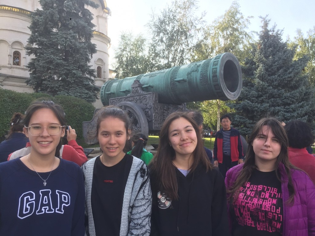 Посещение территории Московского Кремля