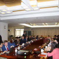 Делегация Молодежного парламента Ханты-Мансийского автономного округа на встрече в Федерации китайской молодежи