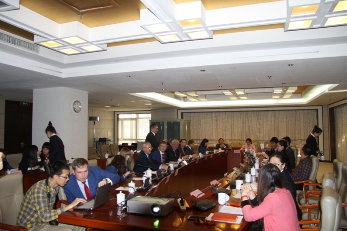 Делегация Молодежного парламента Ханты-Мансийского автономного округа на встрече в Федерации китайской молодежи