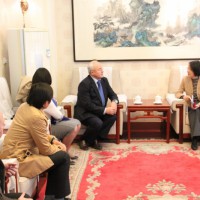 Встреча с первым заместителем председателя Пекинского отделения КНОДЗ г-жой Тянь Янь
